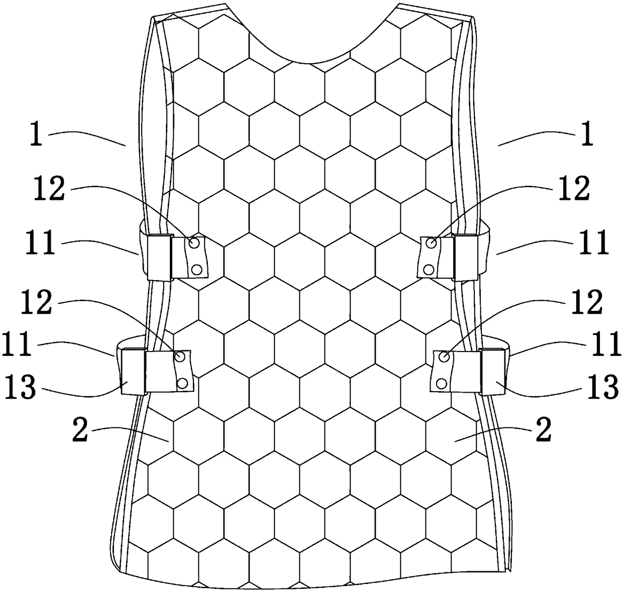 Flexible protective garment