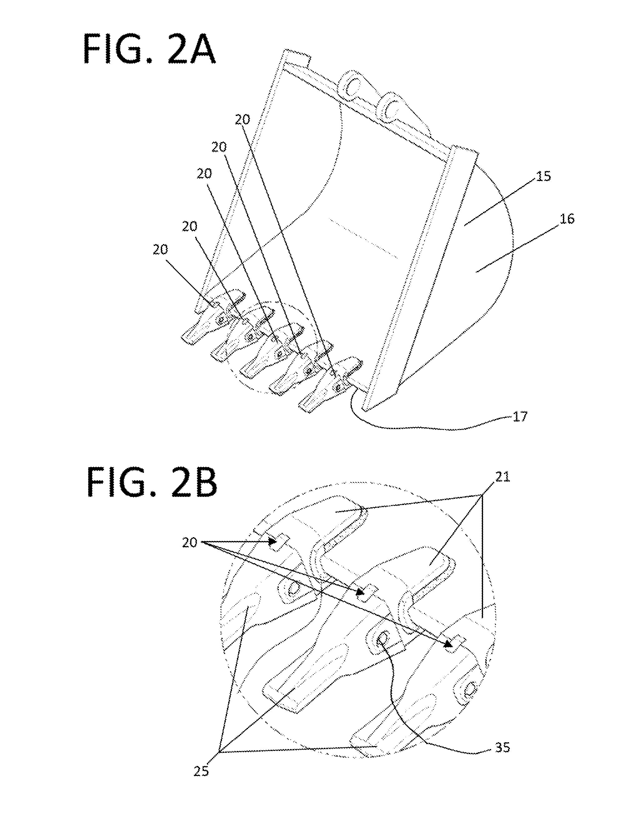 Excavating tooth wear indicator and method