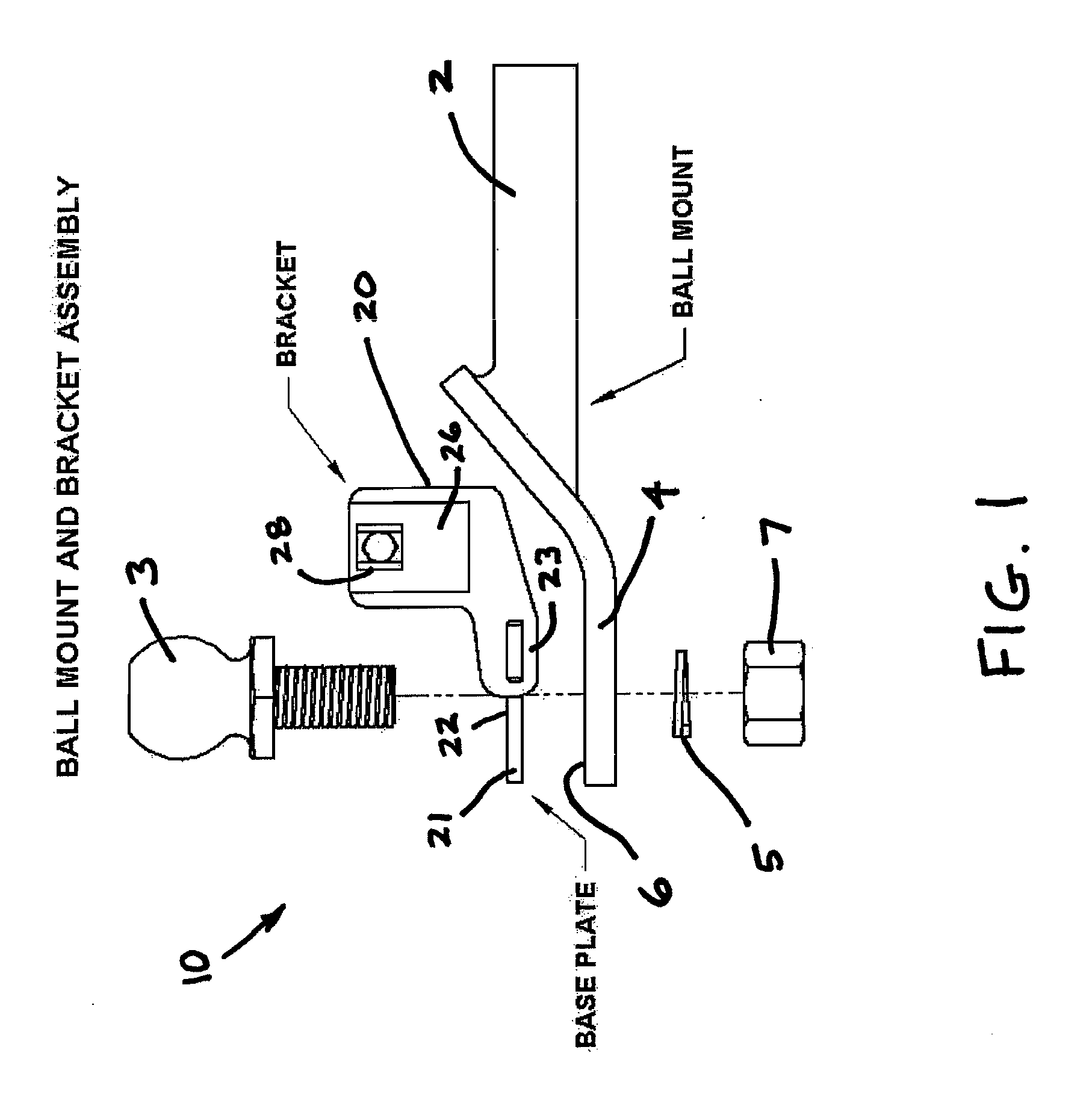 Combined trailer hitch coupler guide and securement assembly and method