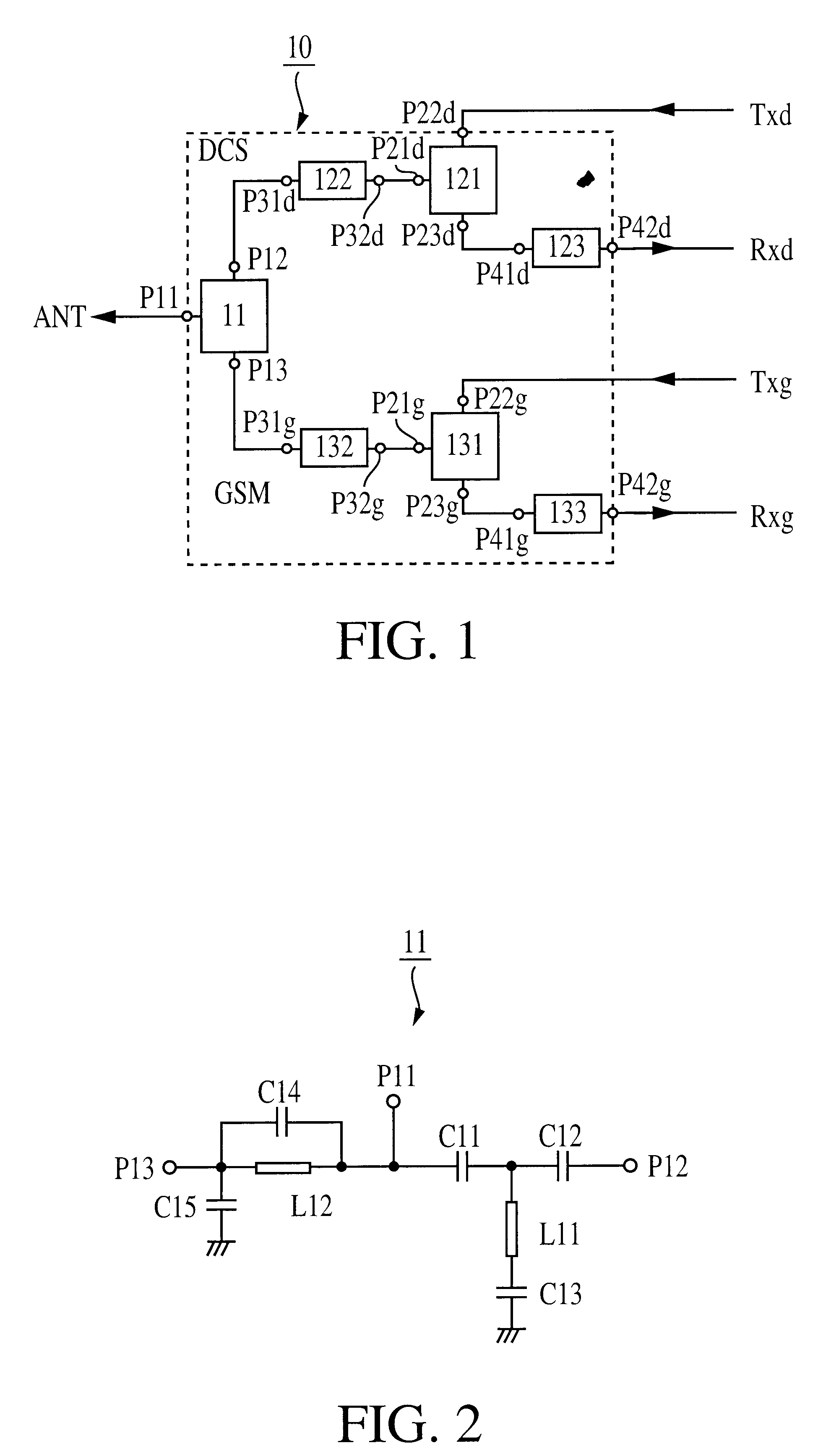 Composite high frequency component and mobile communication apparatus incorporating the same