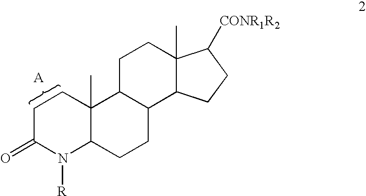 Process for the preparation of 17-N-substituted-carbamoyl-4-aza-androst-1-en-3-ones