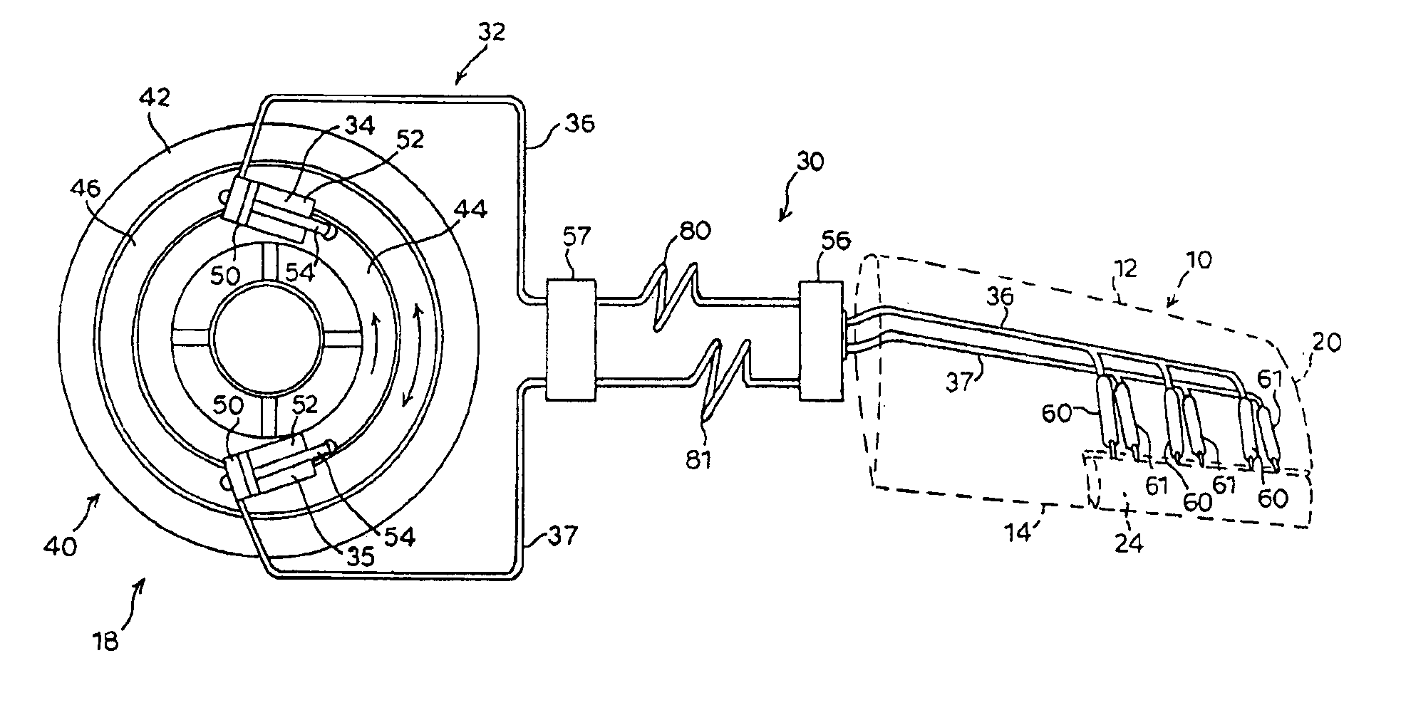 Fluid conduit for use with hydraulic actuator