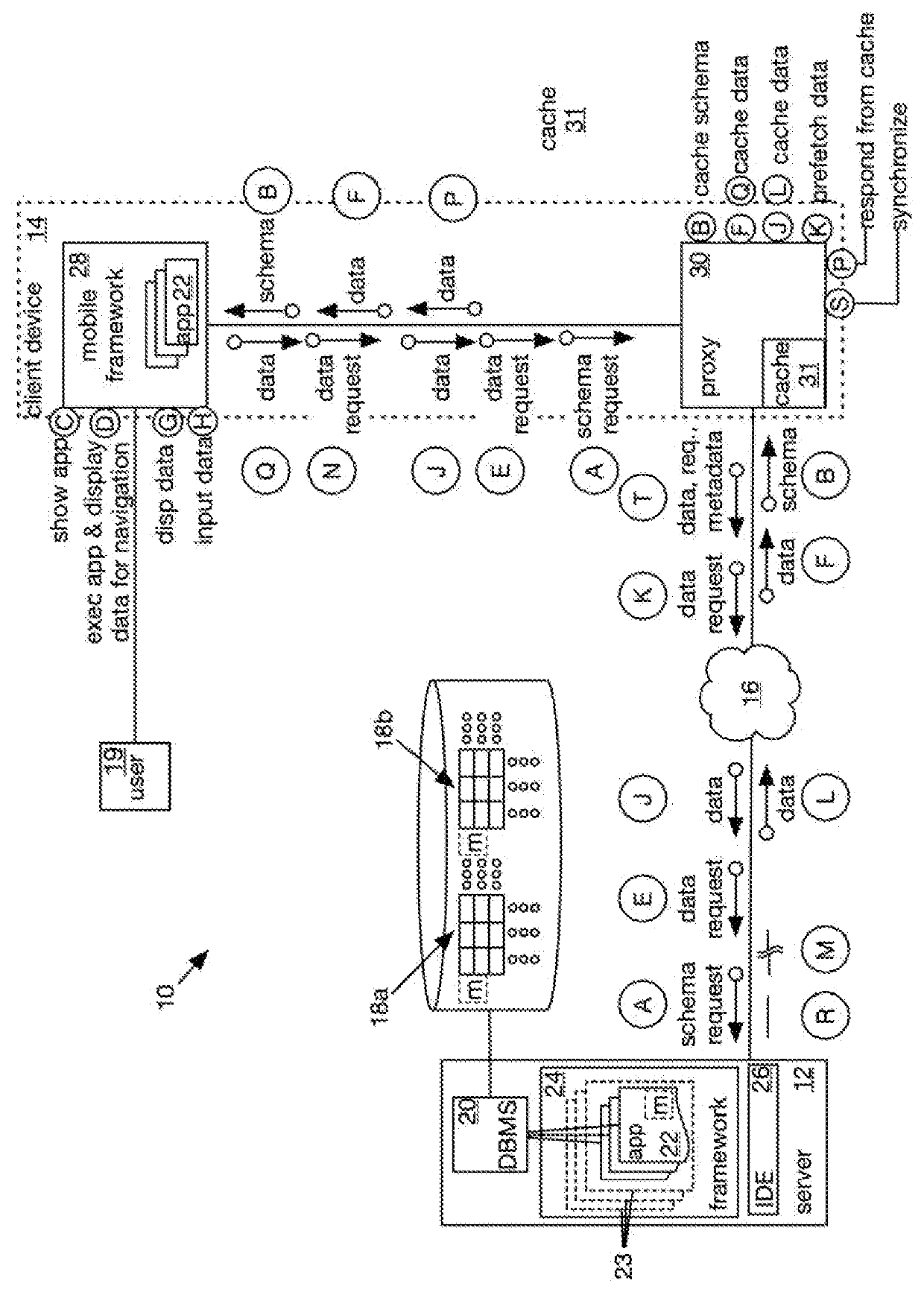 Offline structured data entry and data access on a mobile device