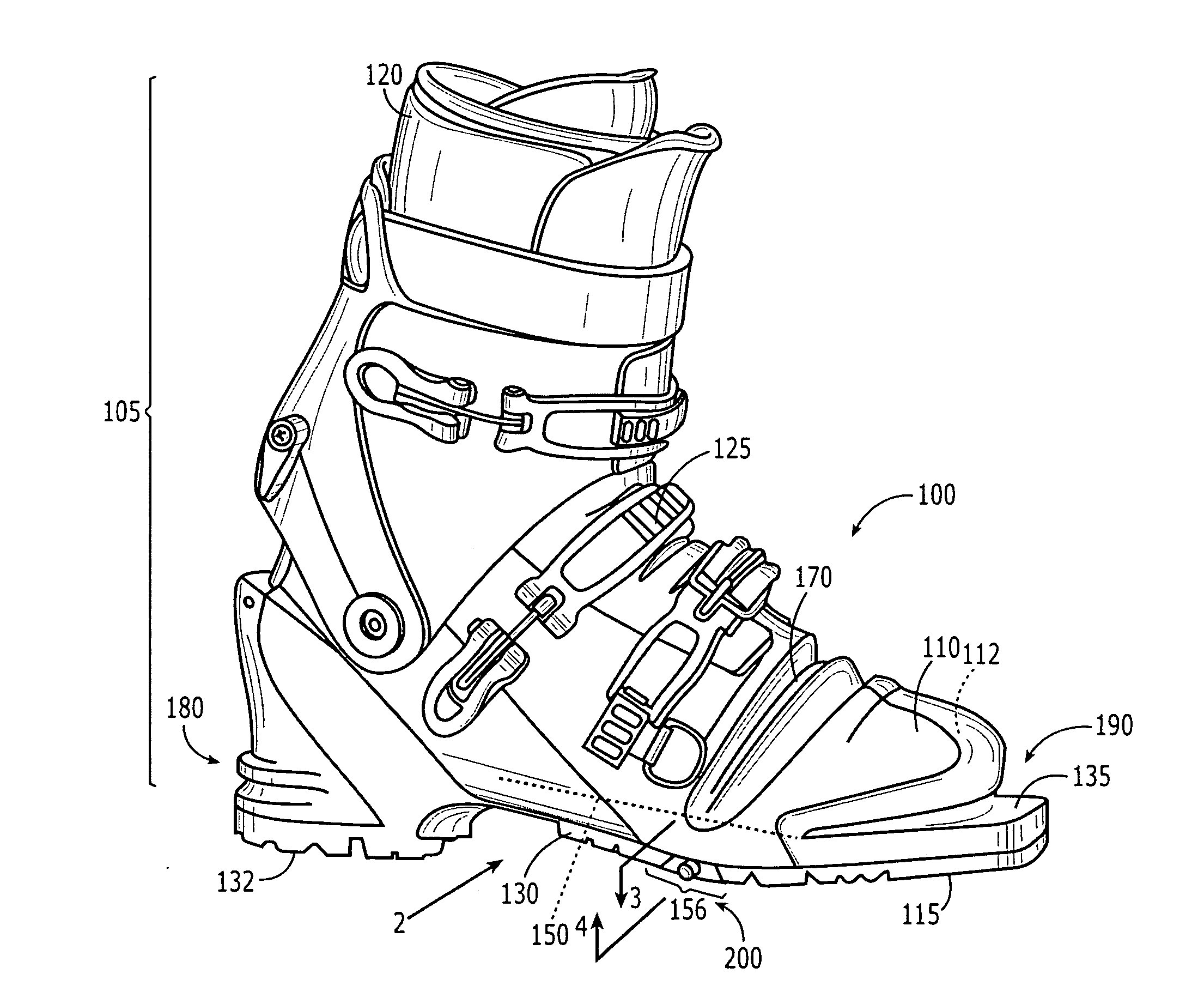 Boot binding interface system