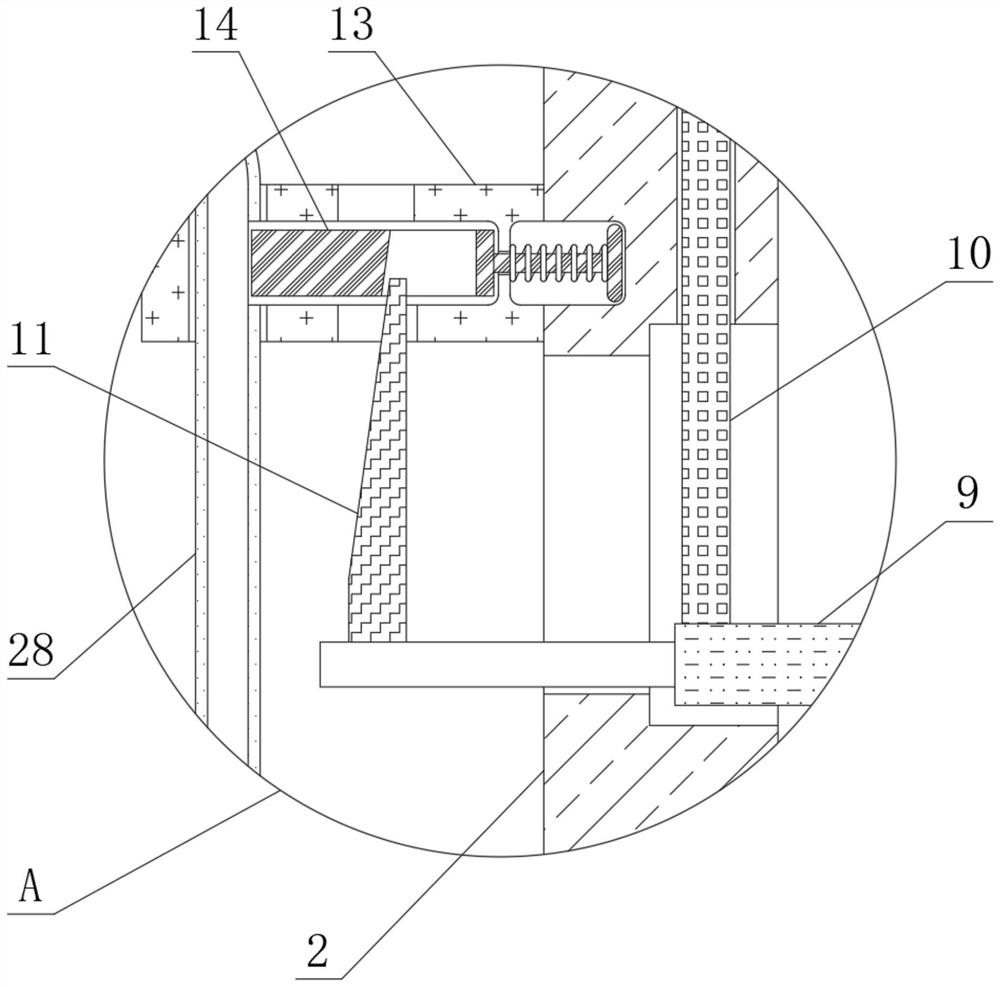 Sewage treatment device capable of automatically adjusting chemical adding amount according to sewage flow