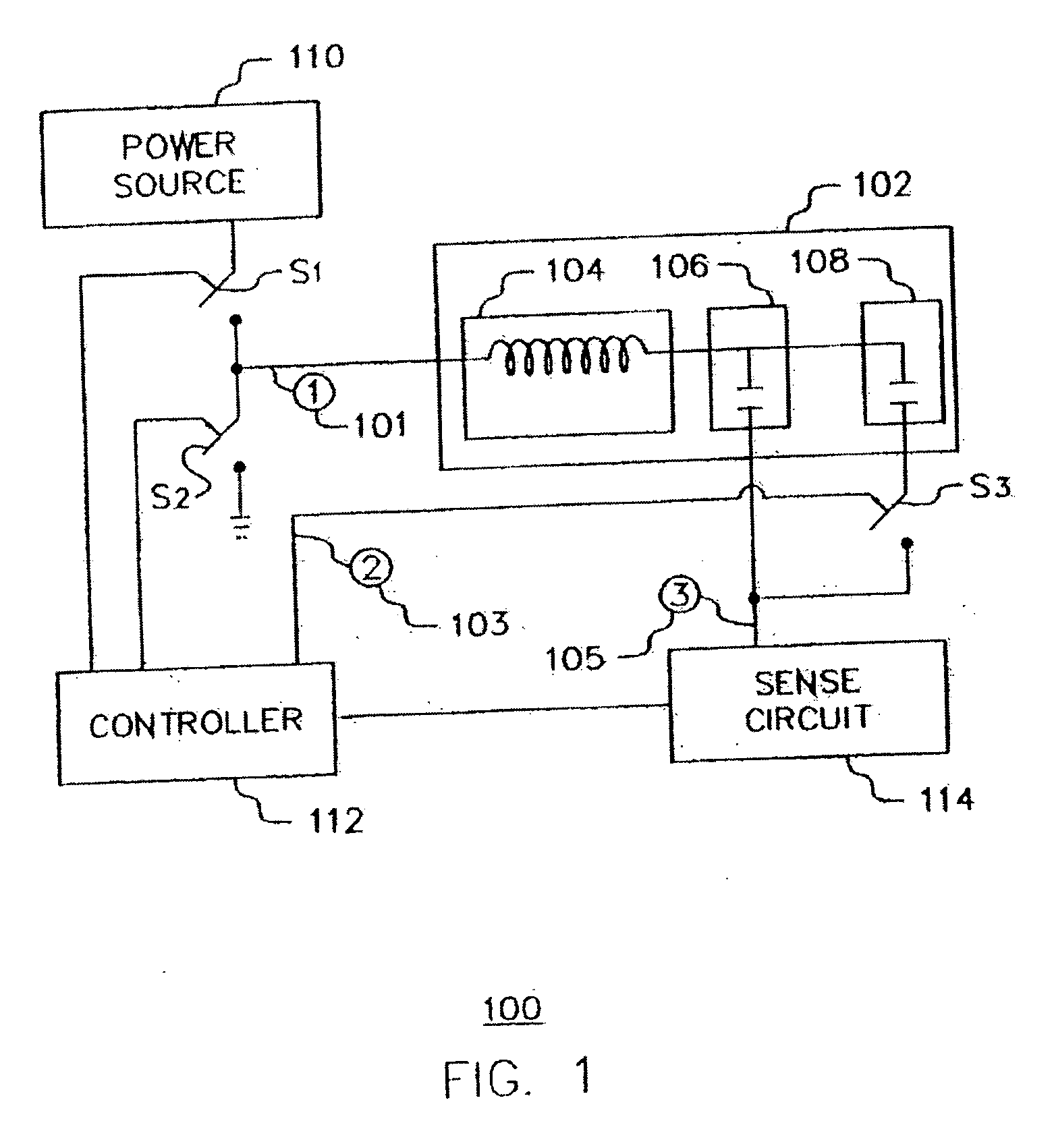 System, circuit and method for tuning a resonant circuit