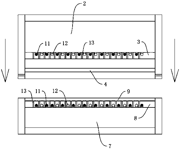 Flexible solar cell module hot pressing device