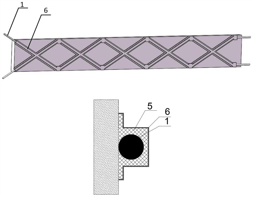 Large-scale engineering structure deformation full-time global online monitoring device and method