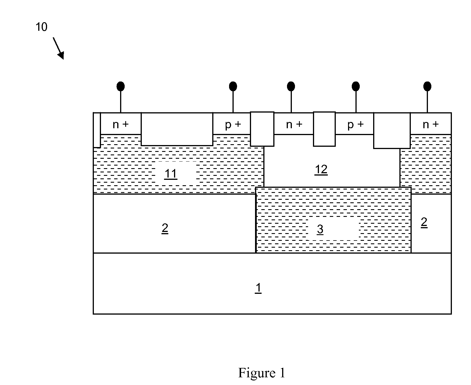 Structure and method for enhanced triple well latchup robustness