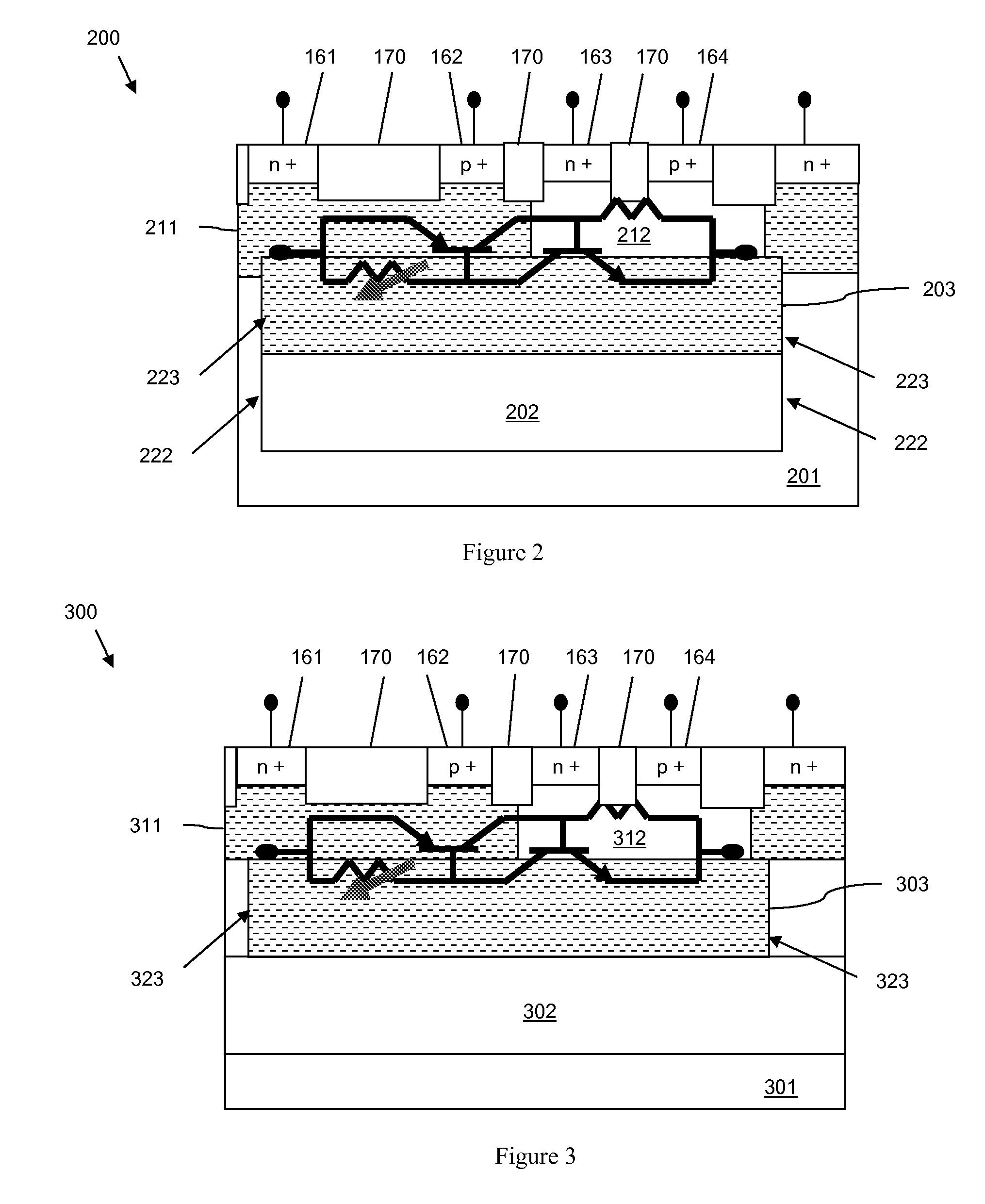 Structure and method for enhanced triple well latchup robustness