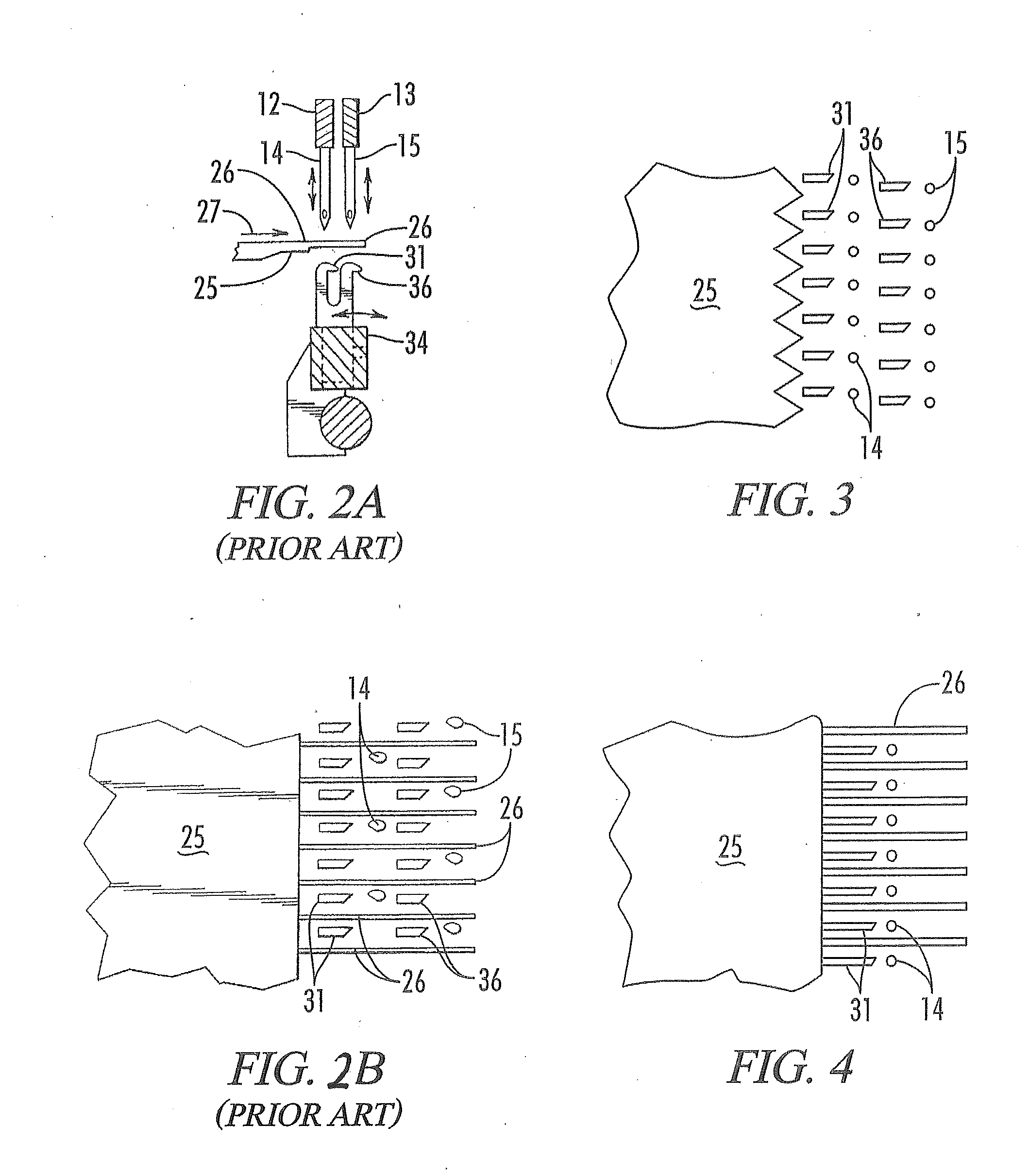 Method for Selective Display of Yarn in a Tufted Fabric with Offset Rows of Needles