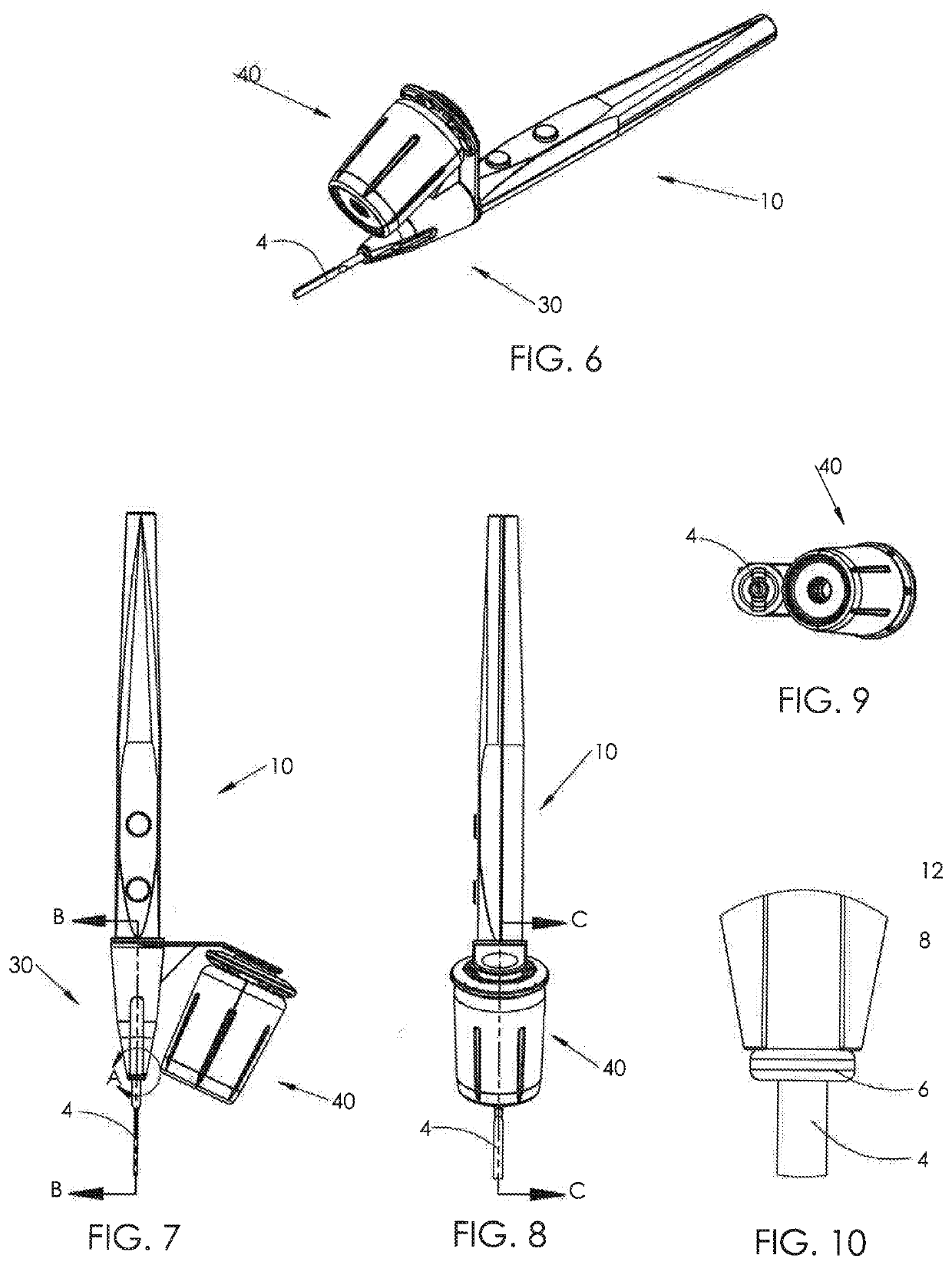 Adapter assembly for attaching a lighting device to a handheld electrosurgical instrument