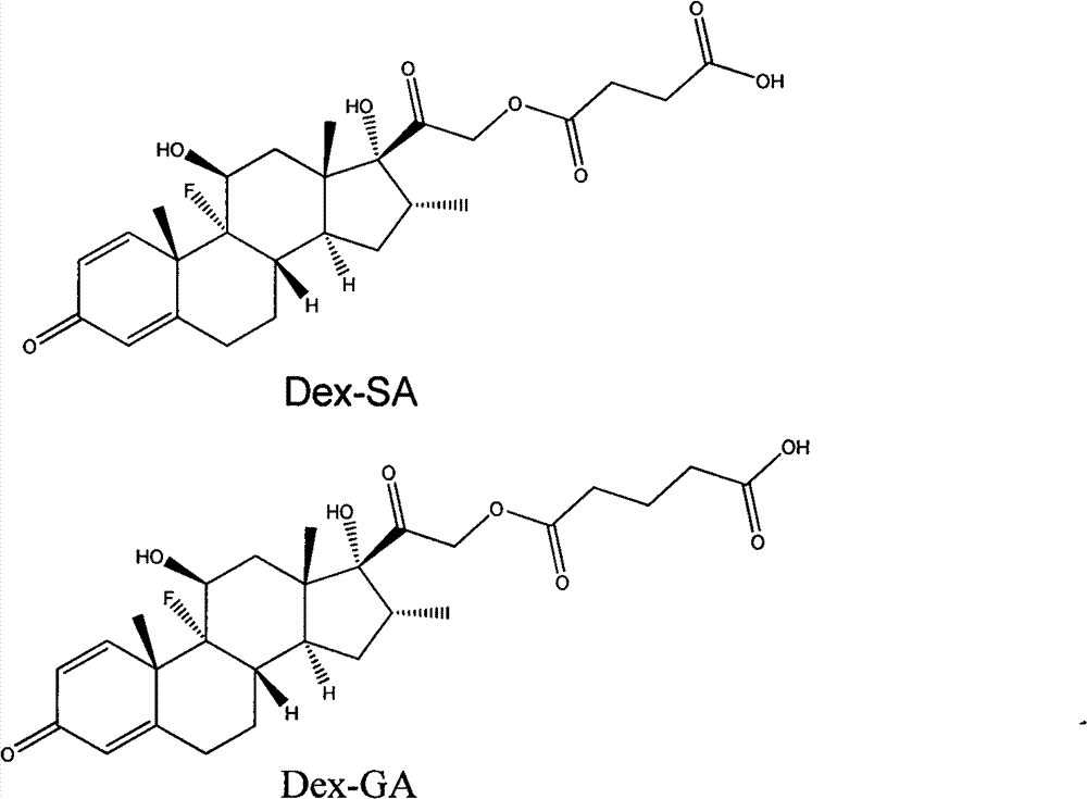 Dexamethasone small-molecular hydrogel drug delivery system and preparation method thereof