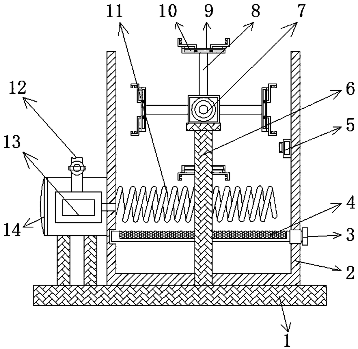Panel soaking device for panel furniture processing