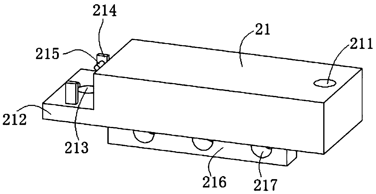 A hanging brush-driven rail freight system