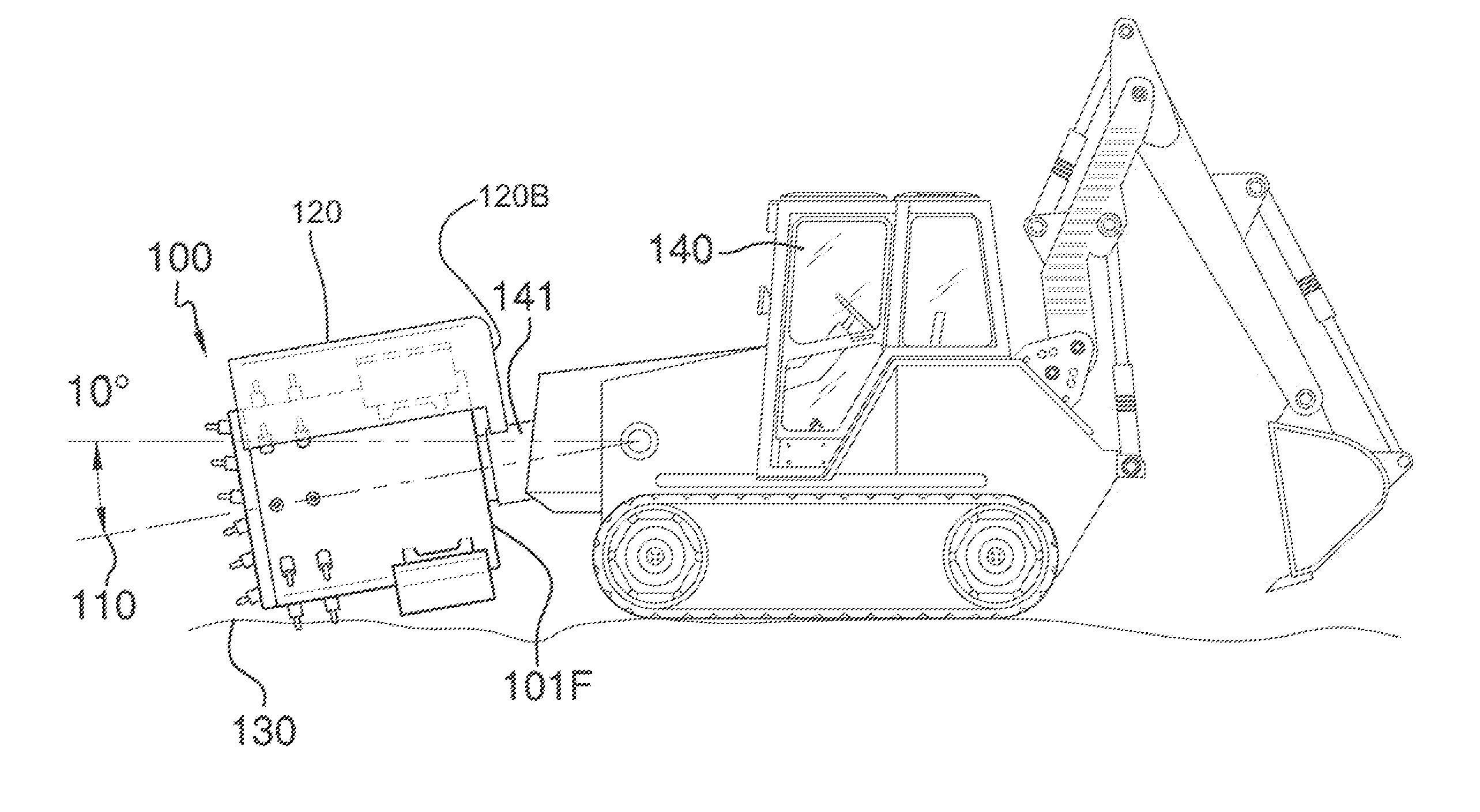 Ditch-cleaning device