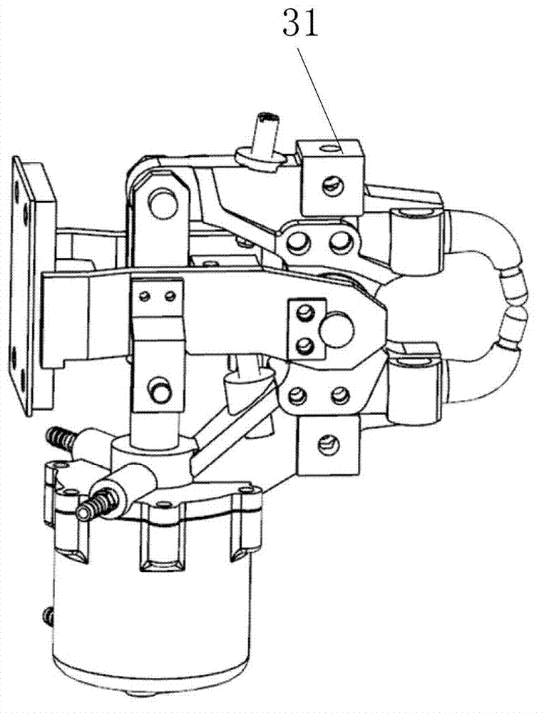 Automatic welding device for vehicle body-in-white