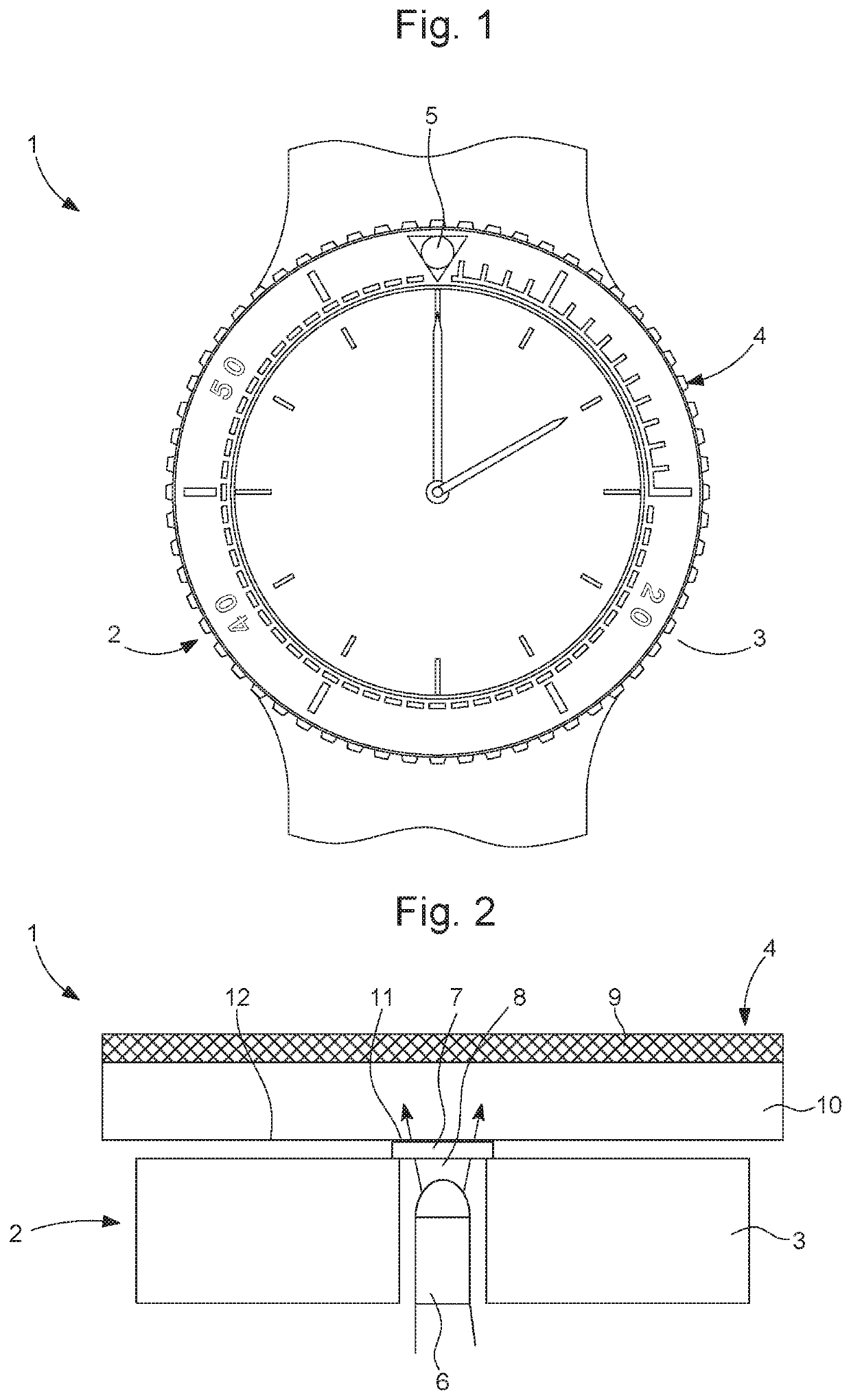 Timepiece comprising a movable element provided with a luminous index