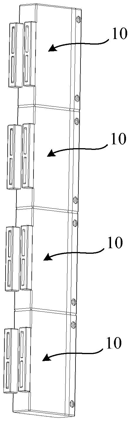 Miniature loudspeaker module, miniature loudspeaker module array and audio-visual equipment