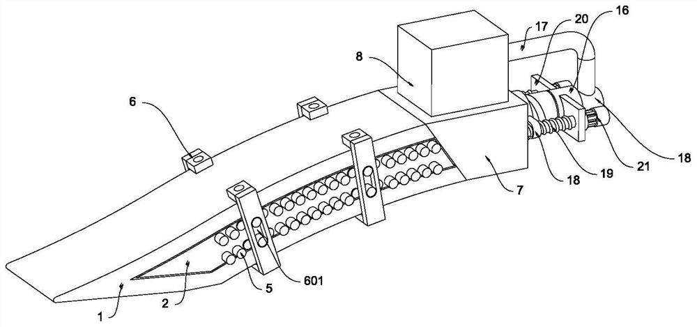 Electroplating tool convenient for mounting aircraft flap track parts and machining method thereof