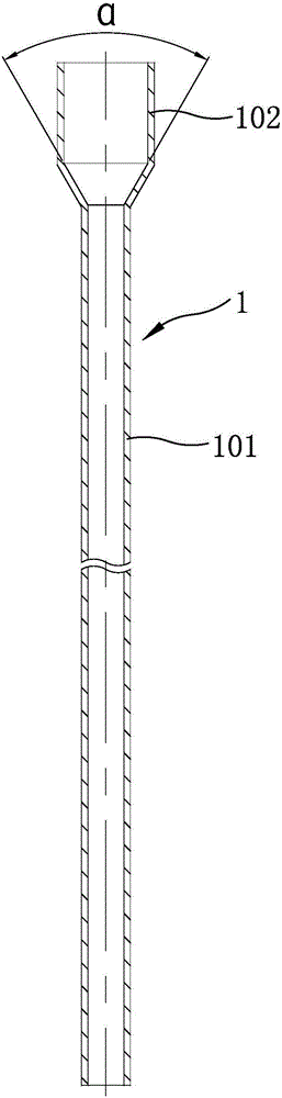 Manufacturing method for opening pulling copper pipe