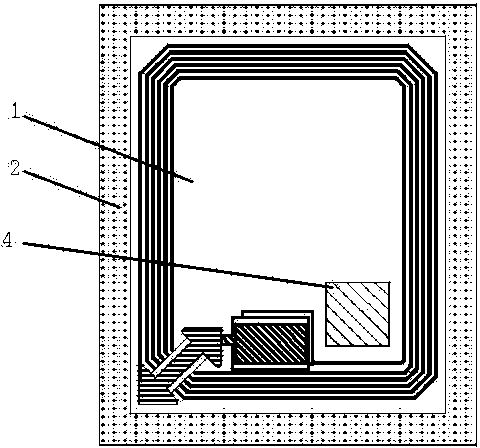 Thin antenna discrete high-frequency intelligent tag