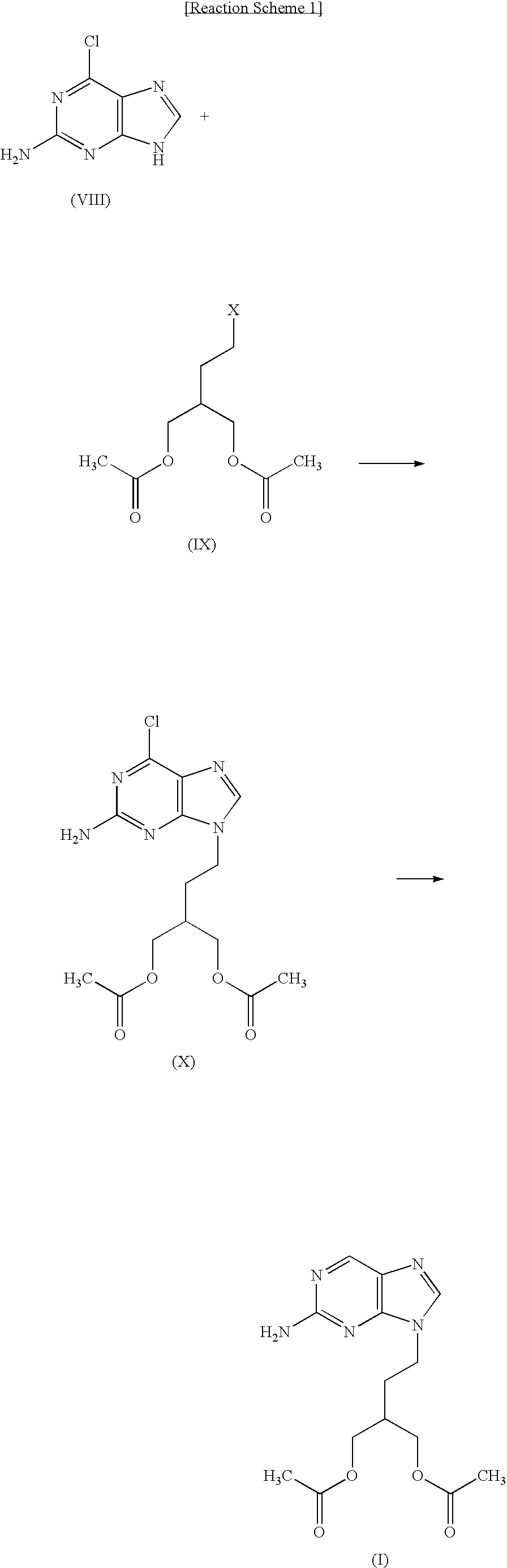 2-amino-9-(2-substituted ethyl)purines and preparing methods for 9-[4-acetoxy-3-(acetoxymethyl)but-1-yl]-2-aminopurine using the same