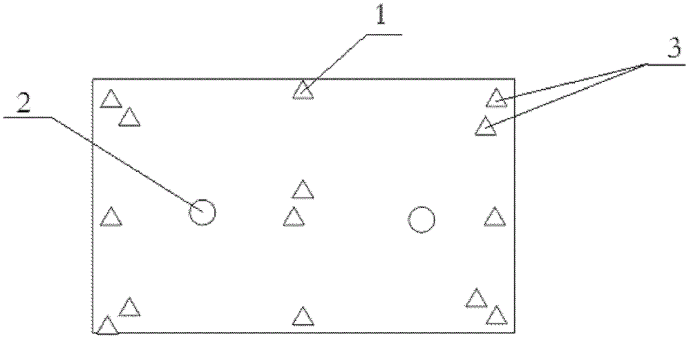 Low altitude photography image control point arranging method