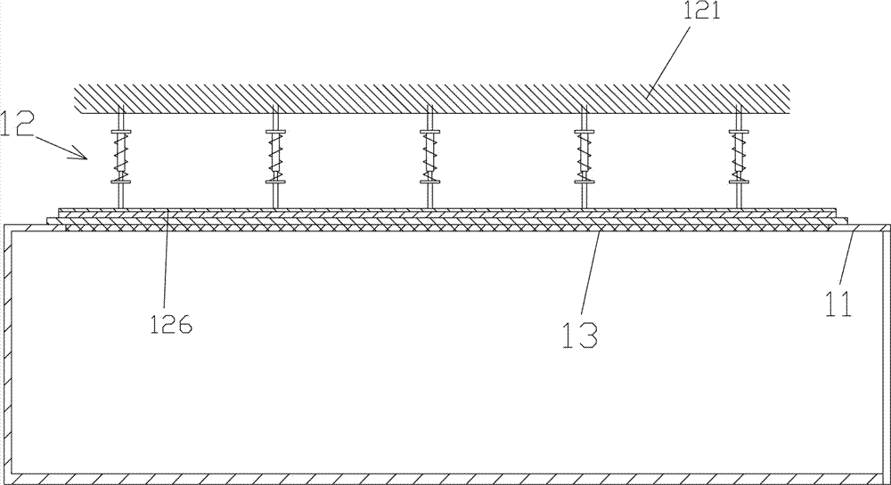 Textile setting and drying device
