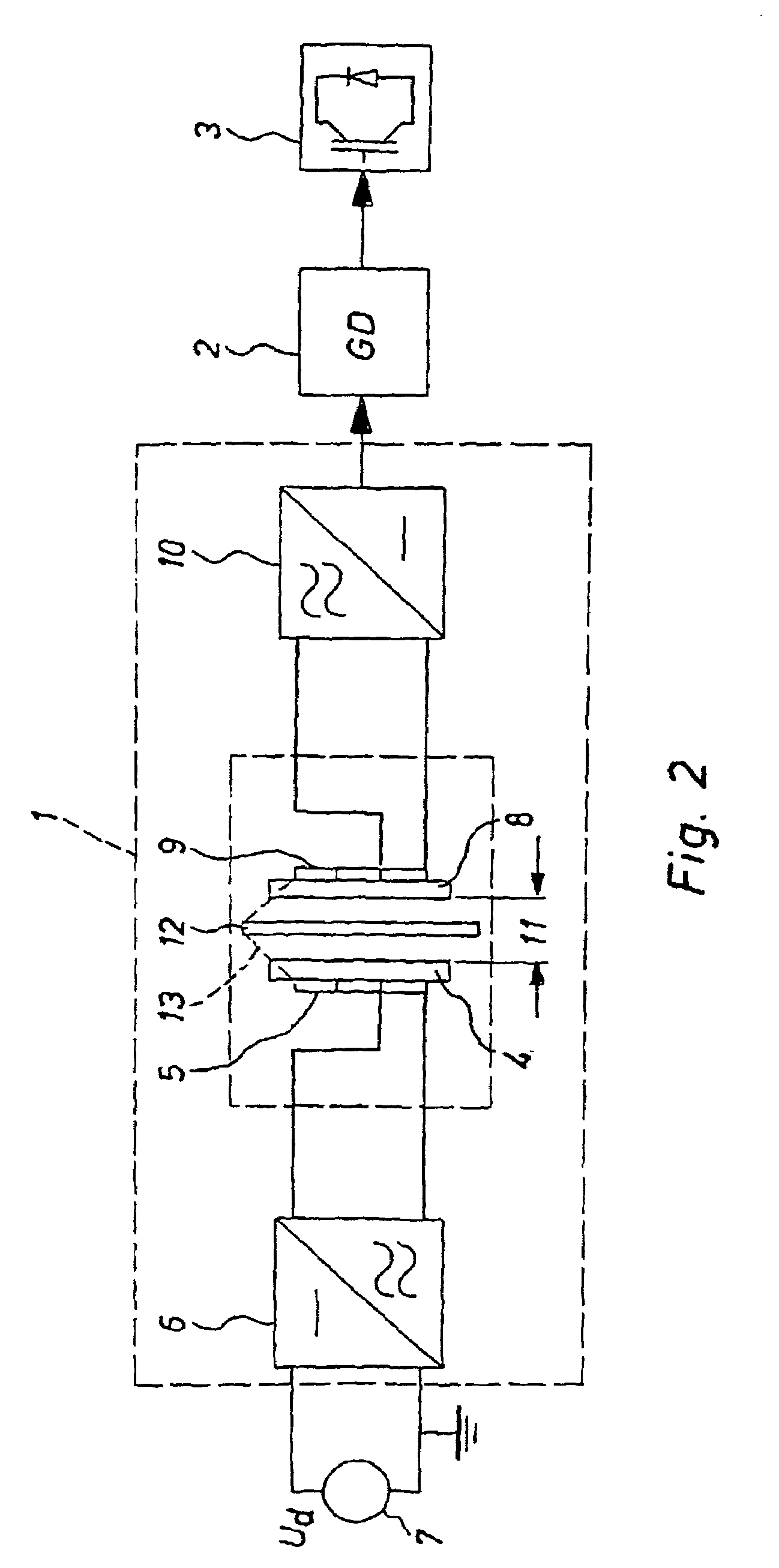 Energy supply unit for transmitting auxiliary energy to an electrical device