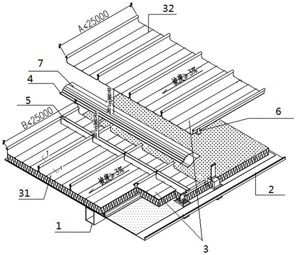 Standing seam roof having deformation resisting capability and installing process thereof