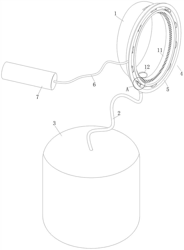 Anti-leakage nursing device for urinary nursing