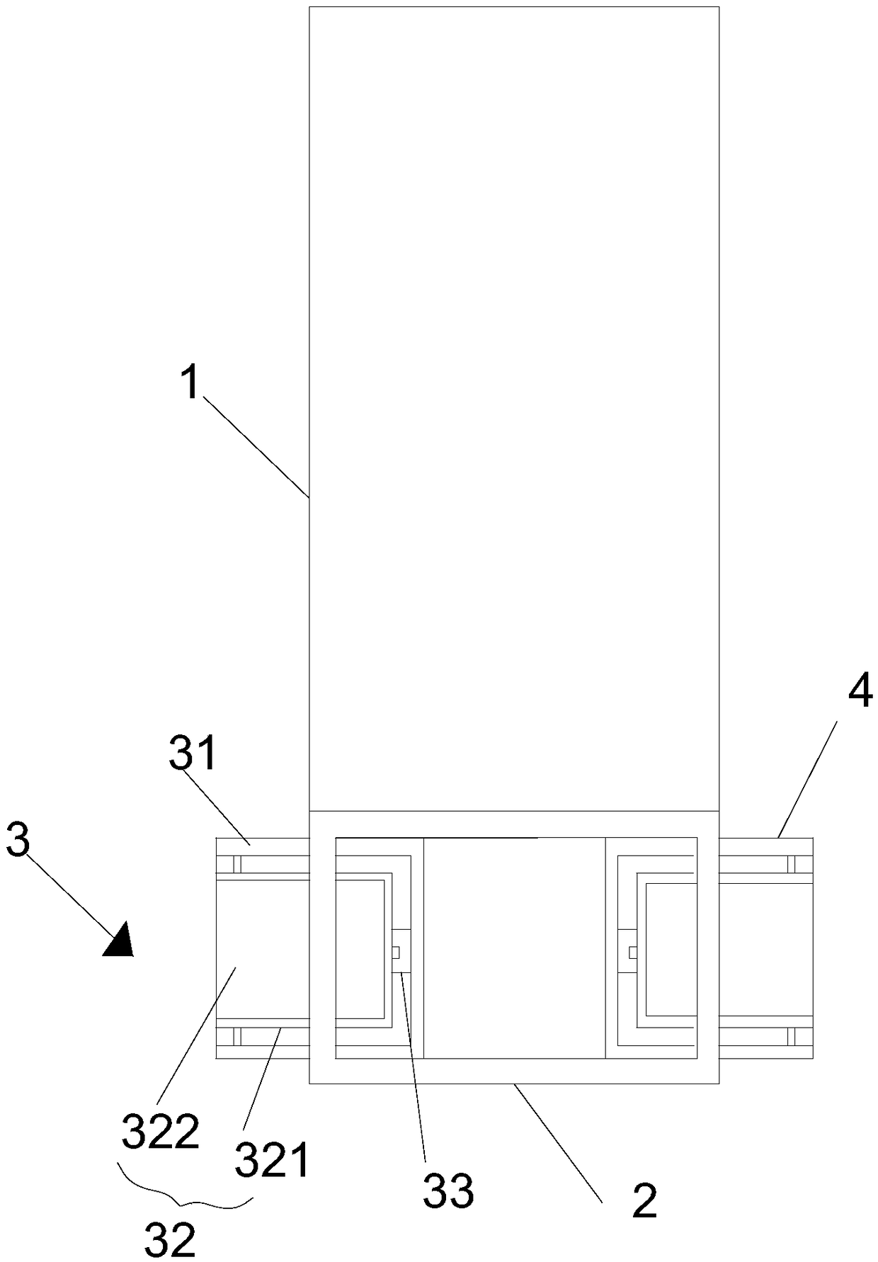 Sunshade net packing device