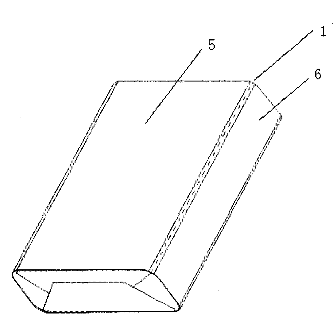 Parchment paper cigarette packing box and manufacturing method thereof