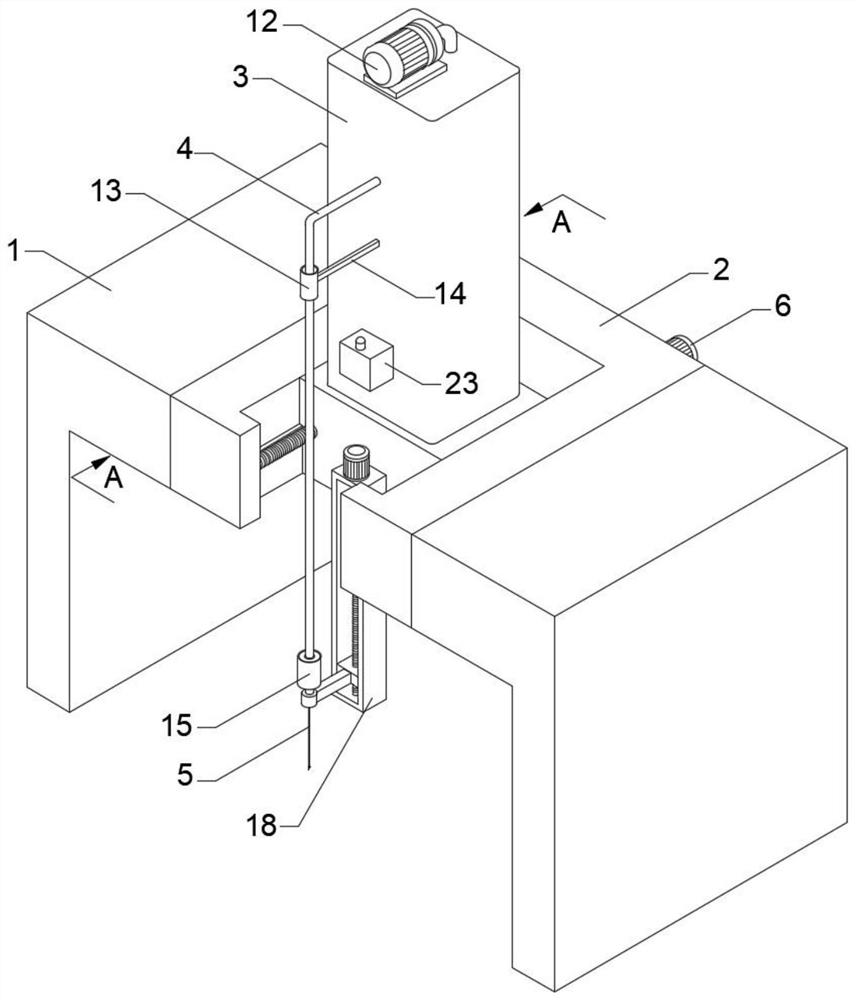 Special waste liquid extraction device for emergency treatment of severe patients in internal medicine department