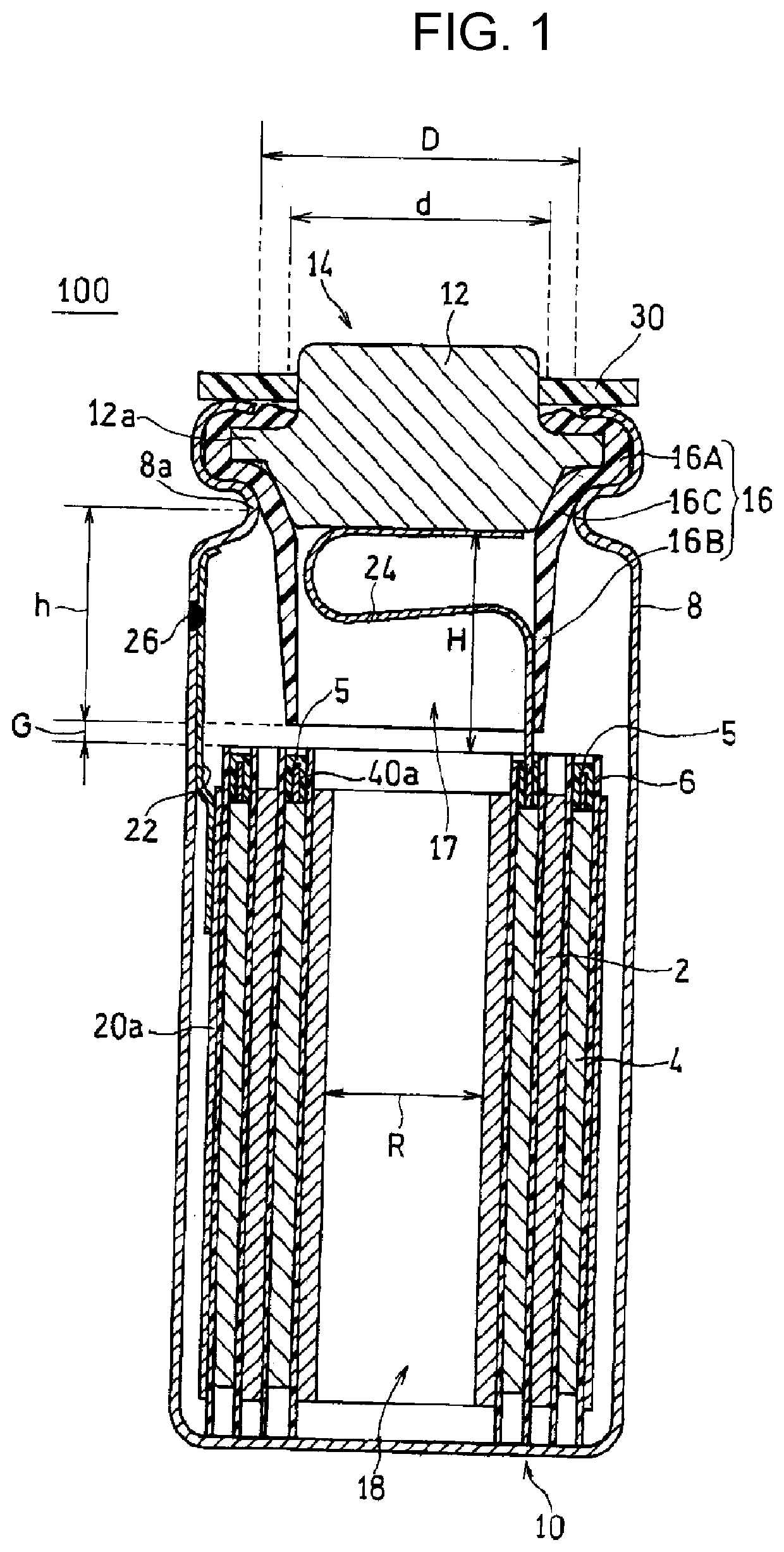 Wound battery