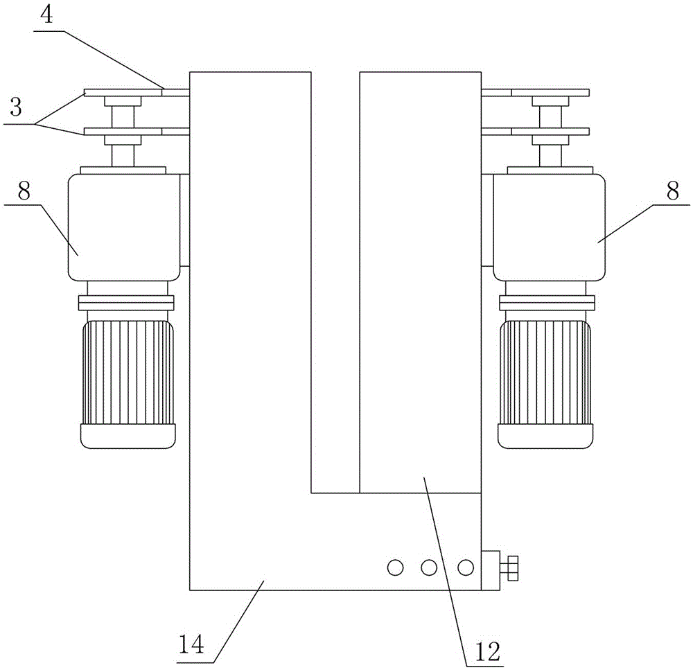 Electrolytic manganese cathode plate leveling and polishing machine