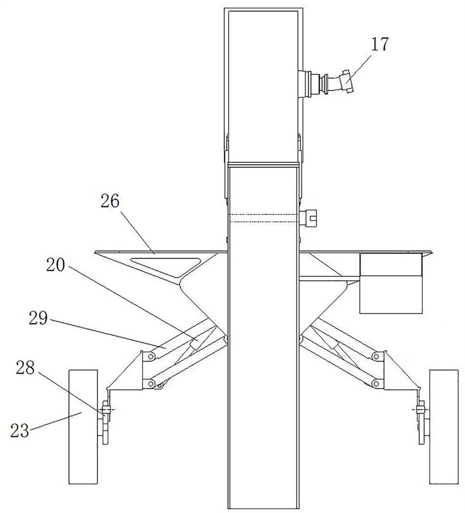 Grooving pipe laying device