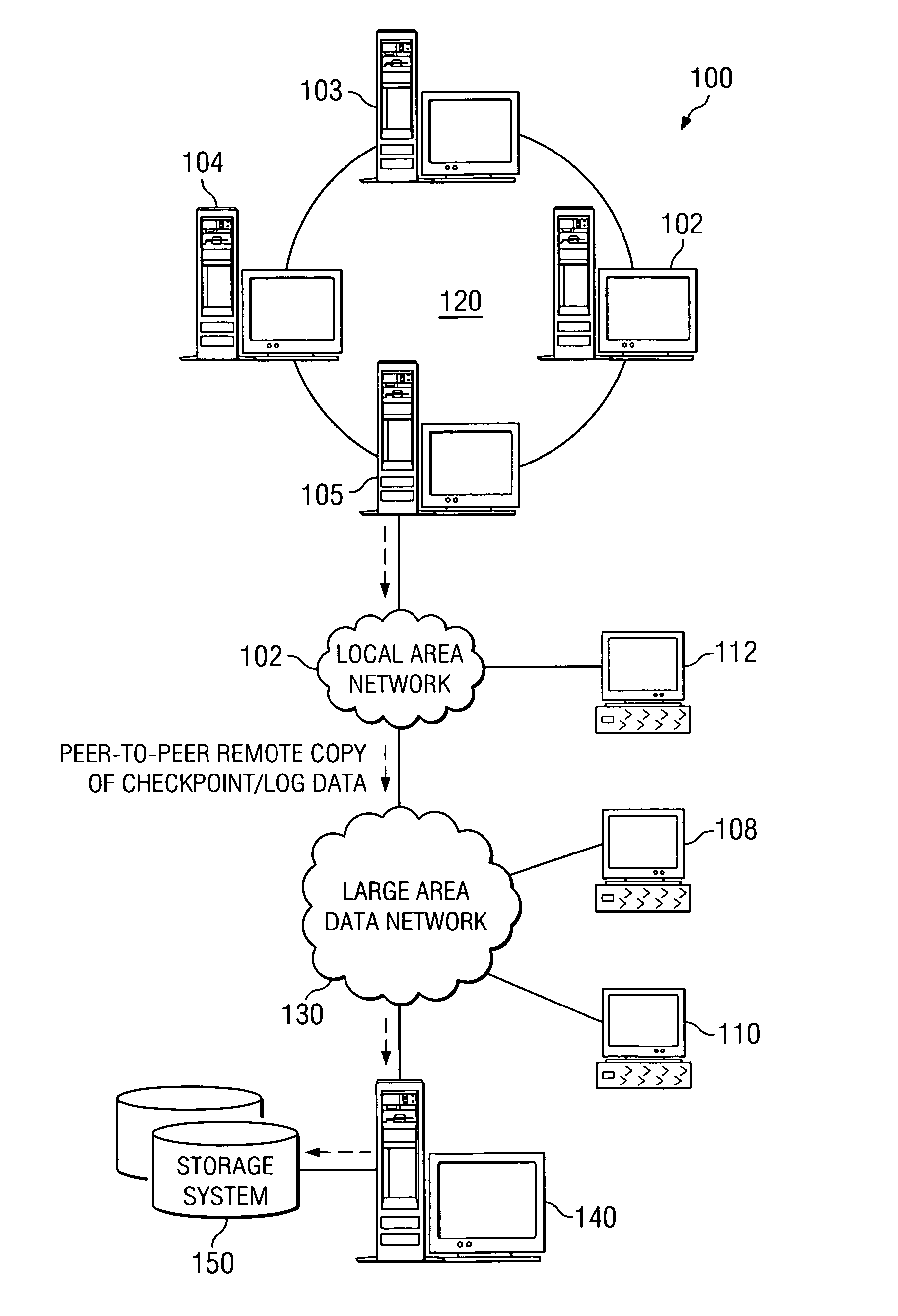 System and method for application fault tolerance and recovery using topologically remotely located computing devices