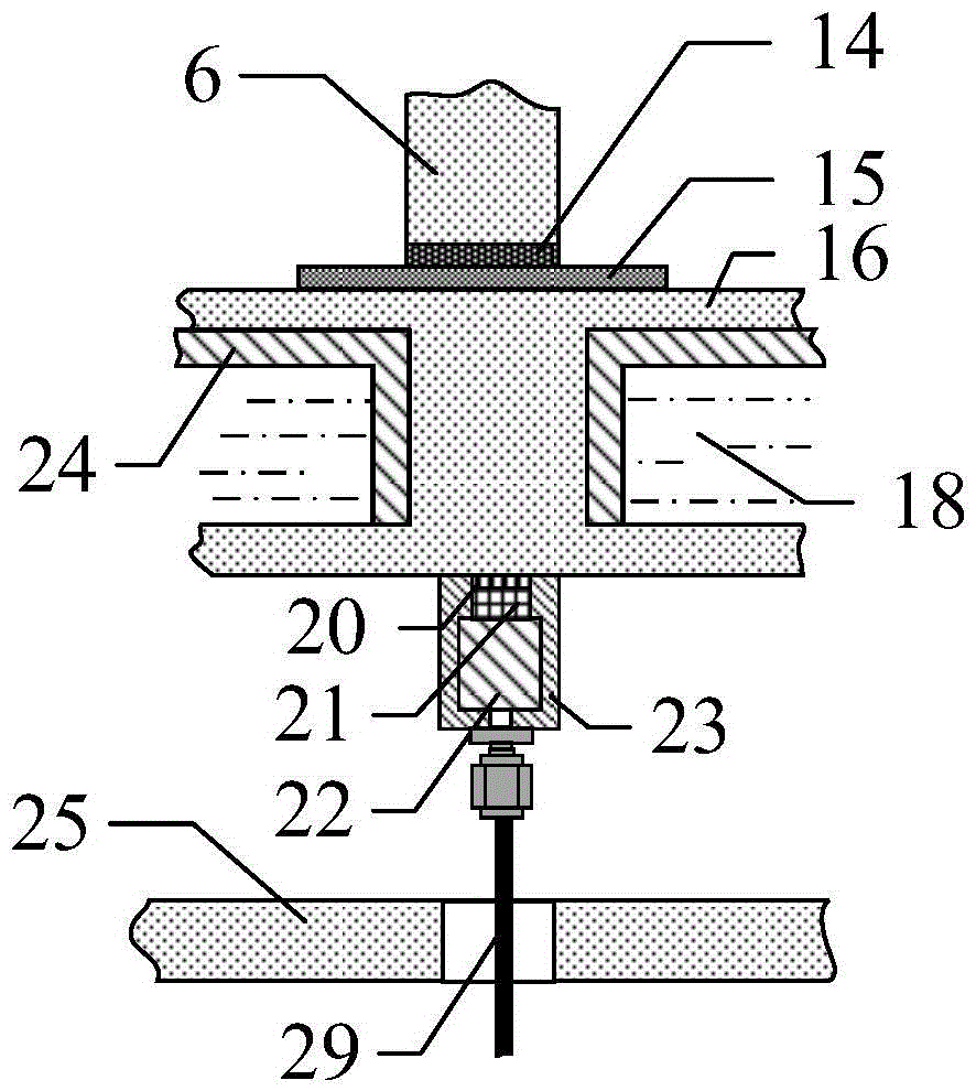 Temperature control type electro-acoustical pulse-method space charge measuring device