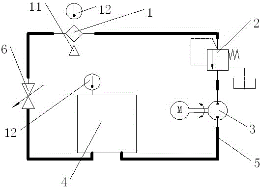 Oil product circulating purification device based on polyamide melt-blown filter element