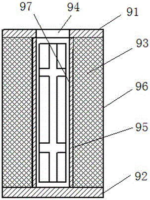 Oil product circulating purification device based on polyamide melt-blown filter element
