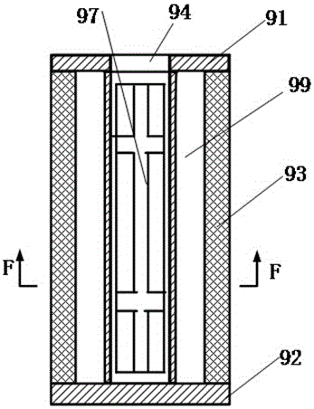 Oil product circulating purification device based on polyamide melt-blown filter element