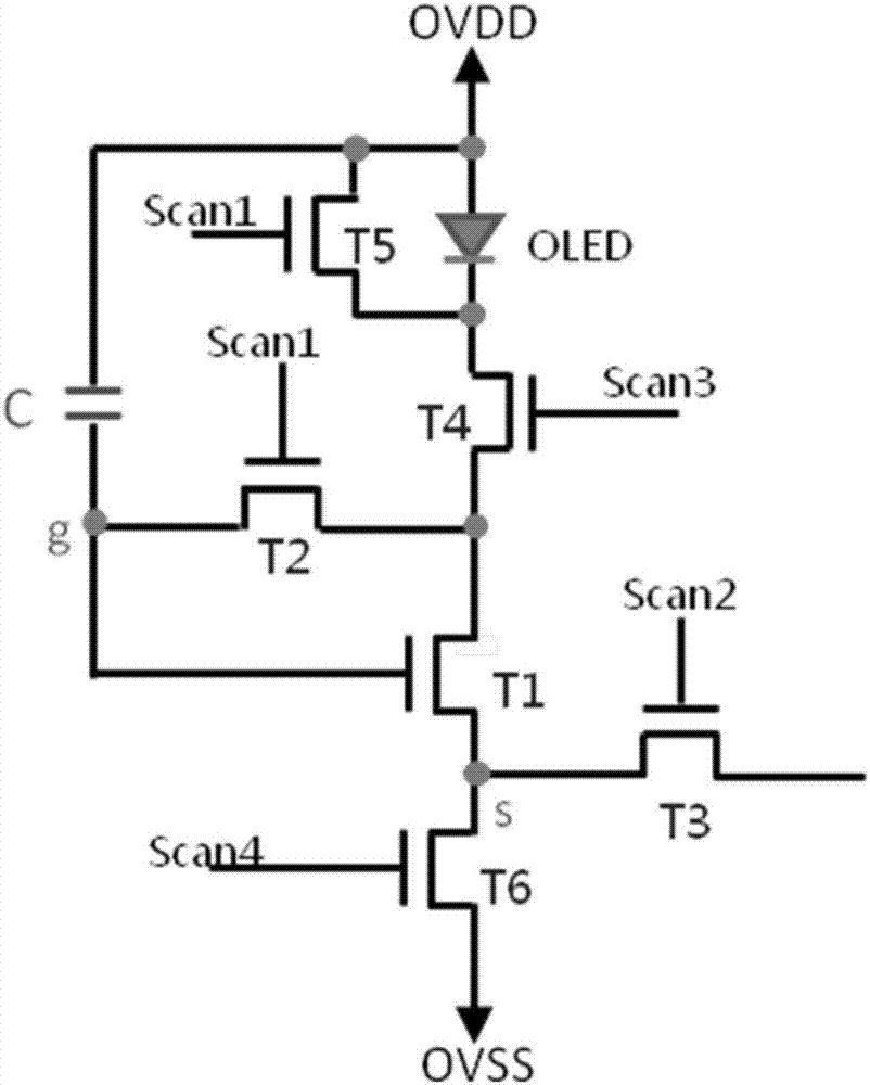 Pixel driving circuit and organic light-emitting diode display