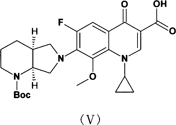 Method for synthesizing moxifloxacin hydrochloride
