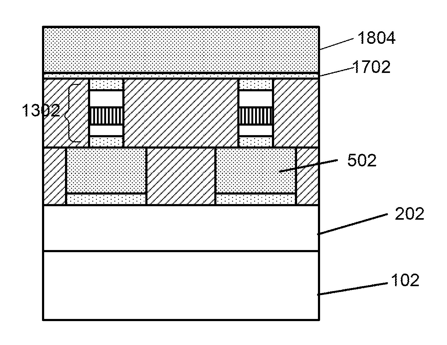 Pillar structure for memory device and method