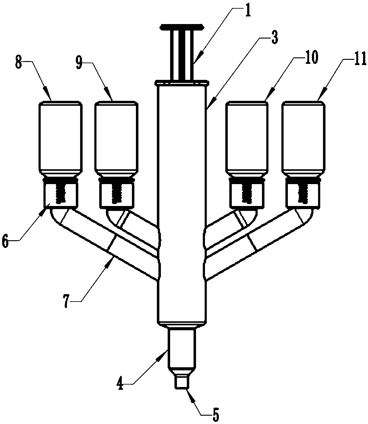 Nucleic acid field rapid-extraction tube and use method thereof