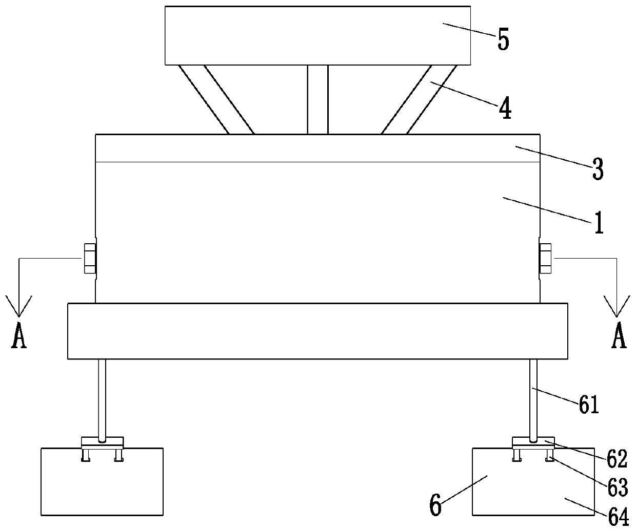 Pile foundation bearing force detecting system and method