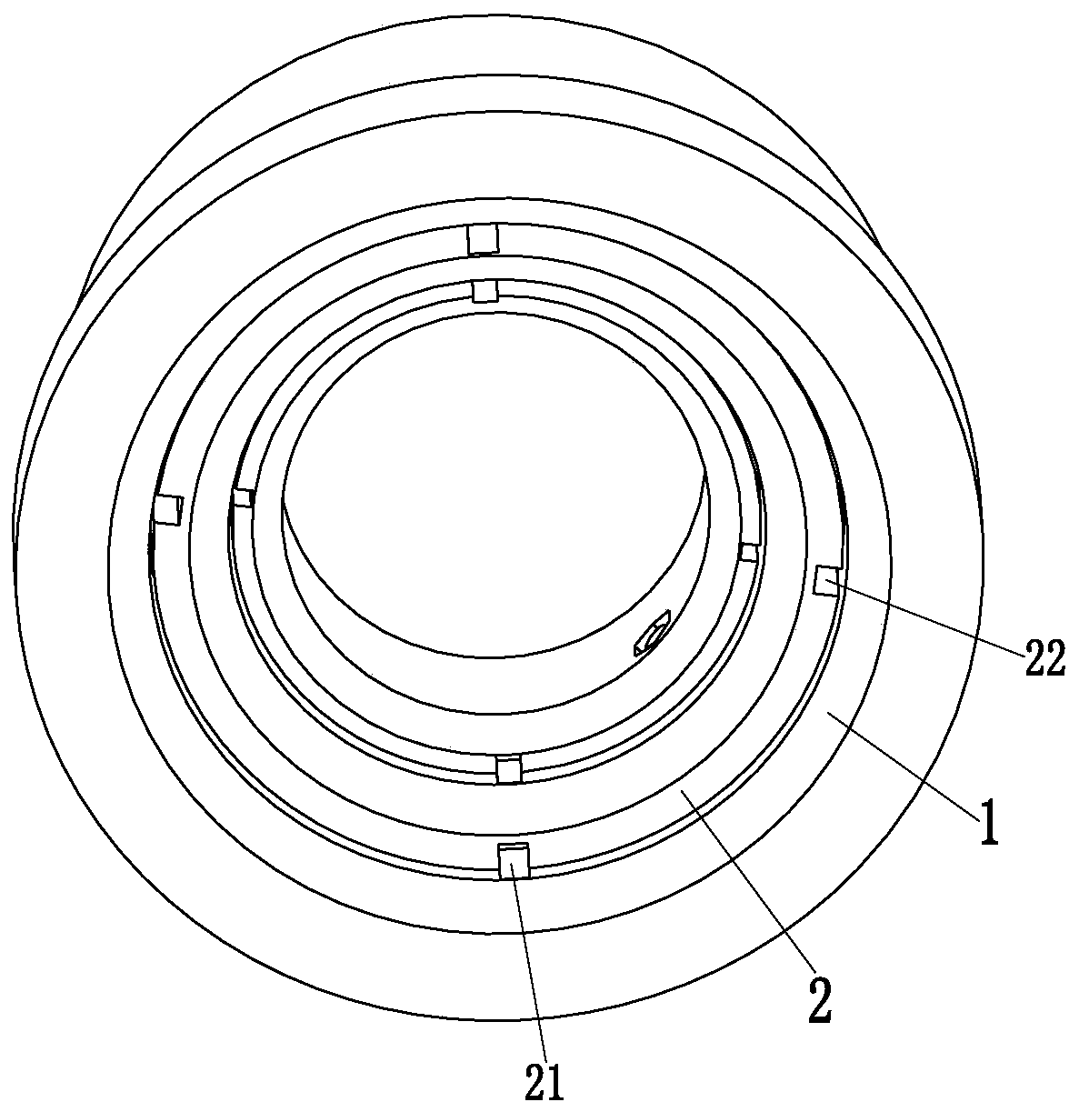 Pile foundation bearing force detecting system and method