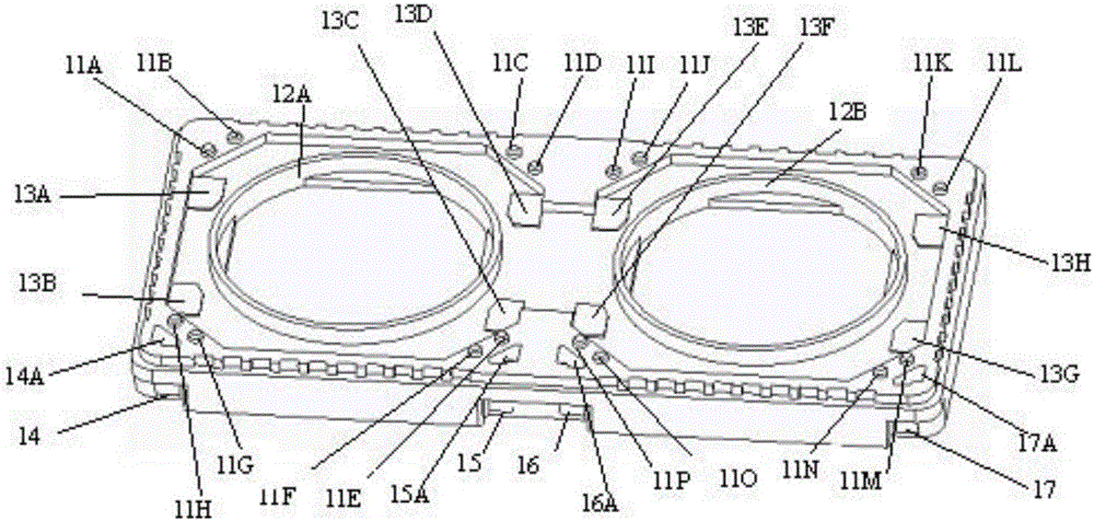 Dual-camera automatic focusing device